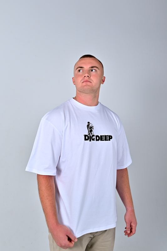 Oversized tee - White