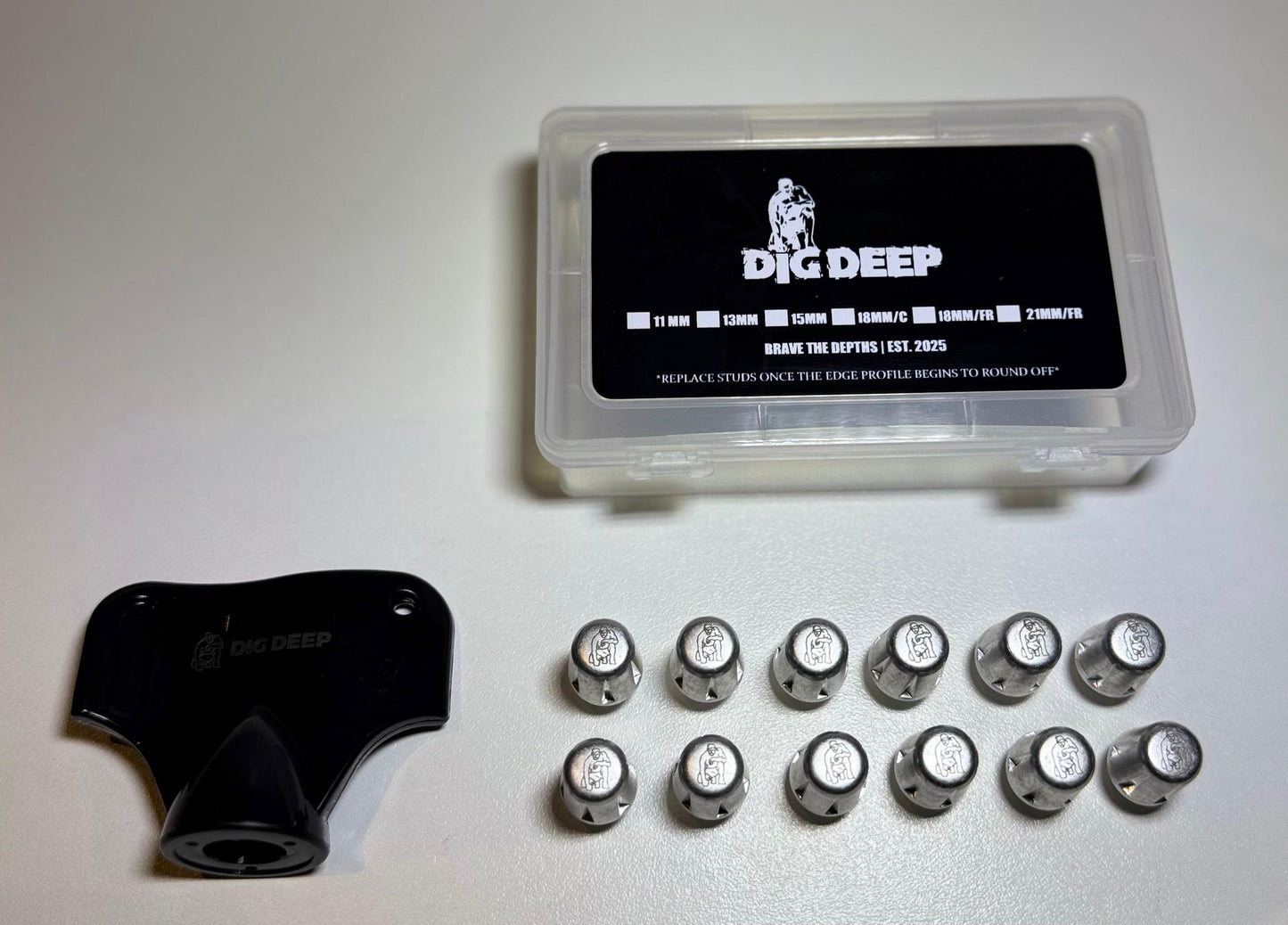 Dig Deep Standard Studs - 18 & 15mm