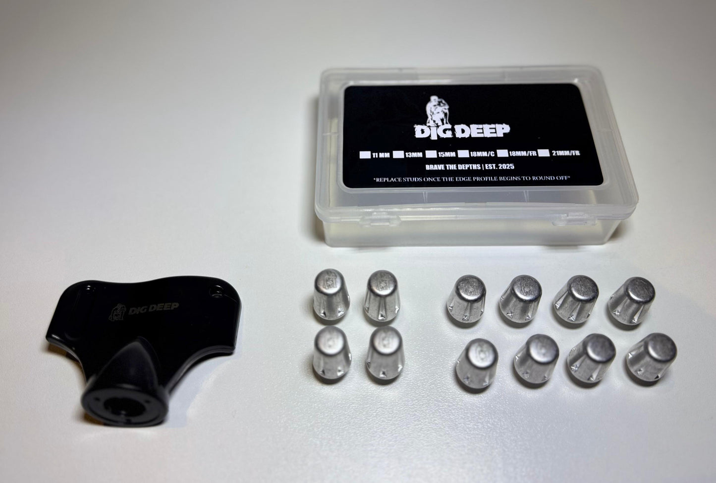 Dig Deep Standard Studs - 18 & 15mm